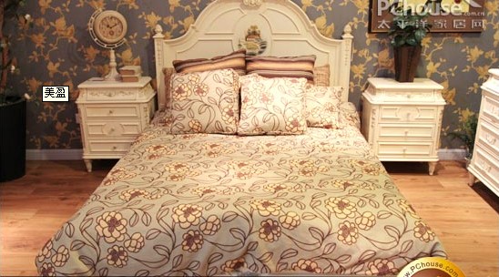 美式田園復古風 巴里巴特彩繪木床賞析